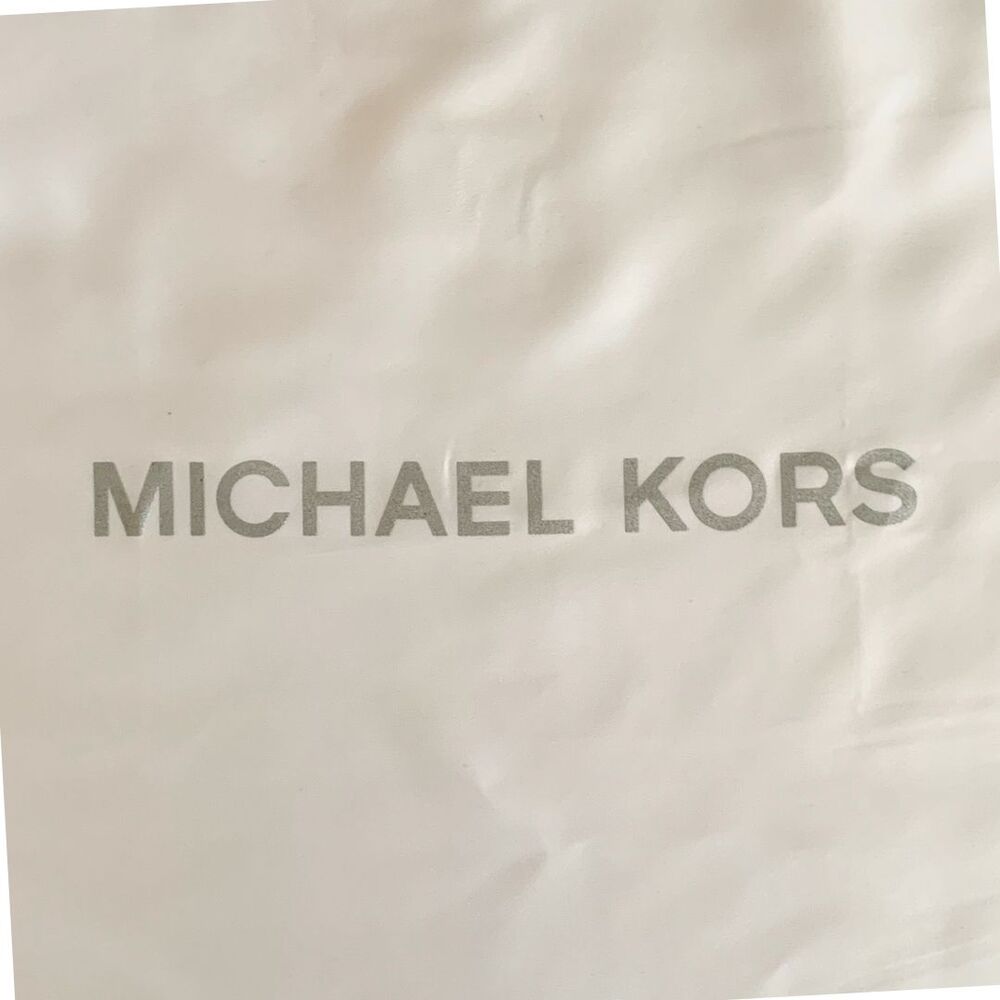 Michael Kors Silky White Drawstring Dust Bag Storage Bag 16" x 14" - Picture 2 of 4